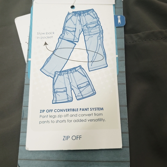 White Sierra Convertible Pants L NWT - Picture 9 of 12